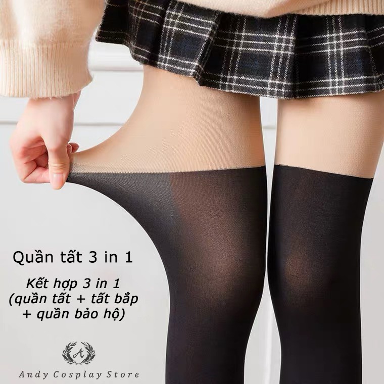 [CÓ SẴN] Quần tất giả bắp 3 in 1