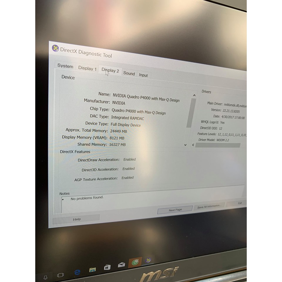 Laptop Work Station MSI WS63vr, i7 7700HQ, 32G, 512G, P4000 MaxQ = 8G | BigBuy360 - bigbuy360.vn