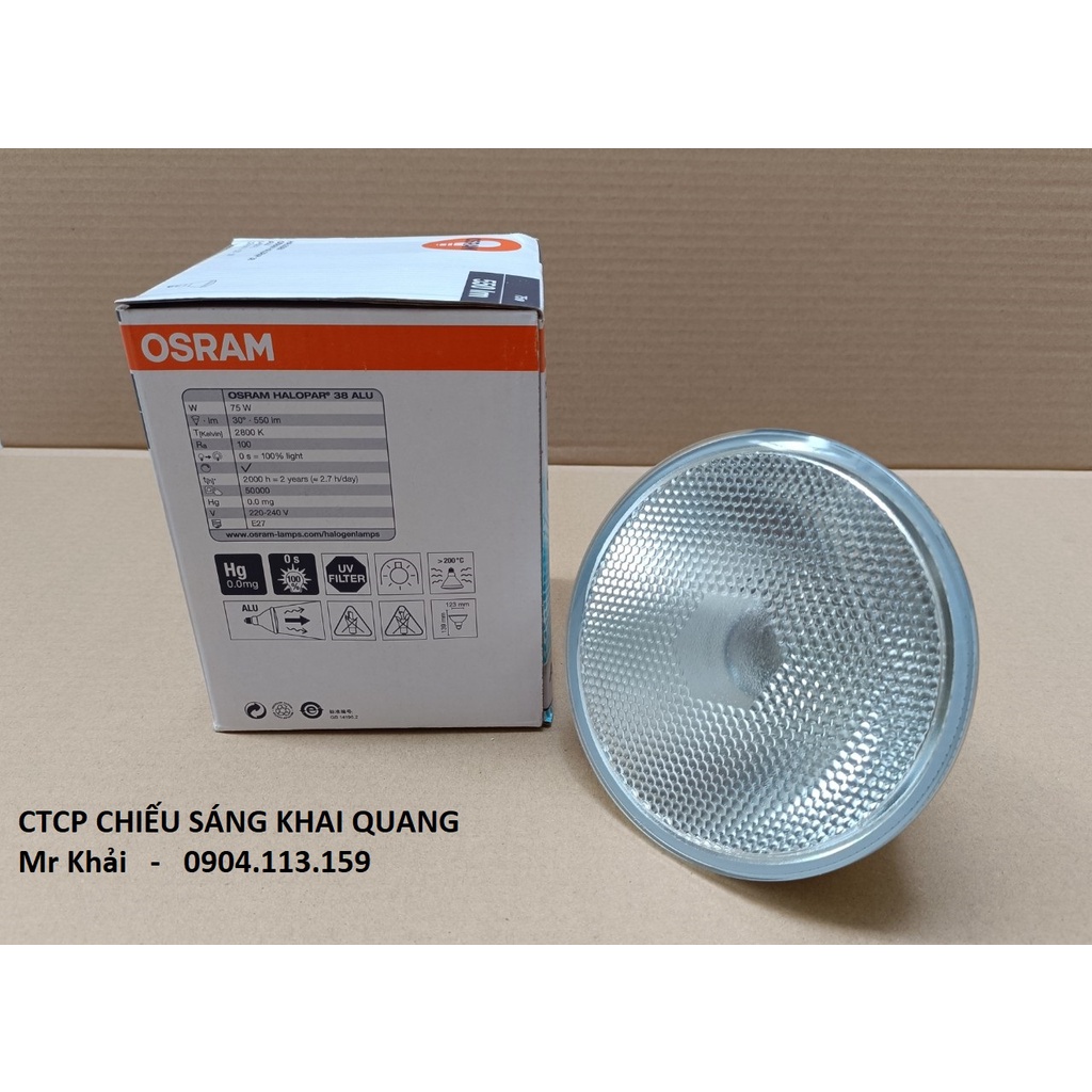 Bóng đèn halogen PAR 38 75W E27 Osram