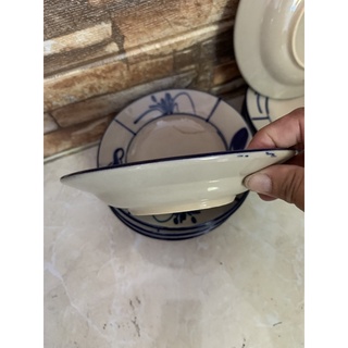com bo 2 dĩa cua gốm cao lanh 2đủ size