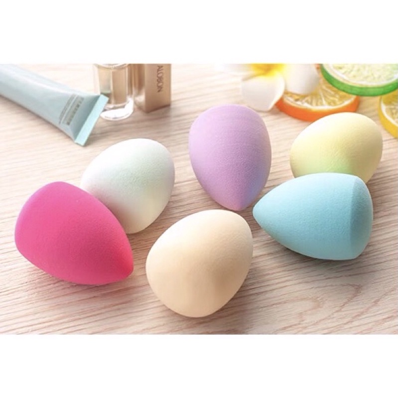 Siêu Mịn bông tán kem nền makeup - mút đánh phấn dặm nền trang điểm hồ lô trứng tròn