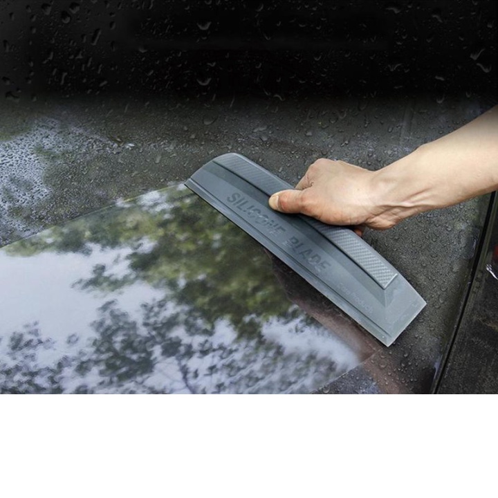 (Siêu tốc) Cần gạt nước kính được làm từ chất liệu silicone siêu bền, lưỡi cao su êm ái, lau kính xe ô tô không bóng mờ
