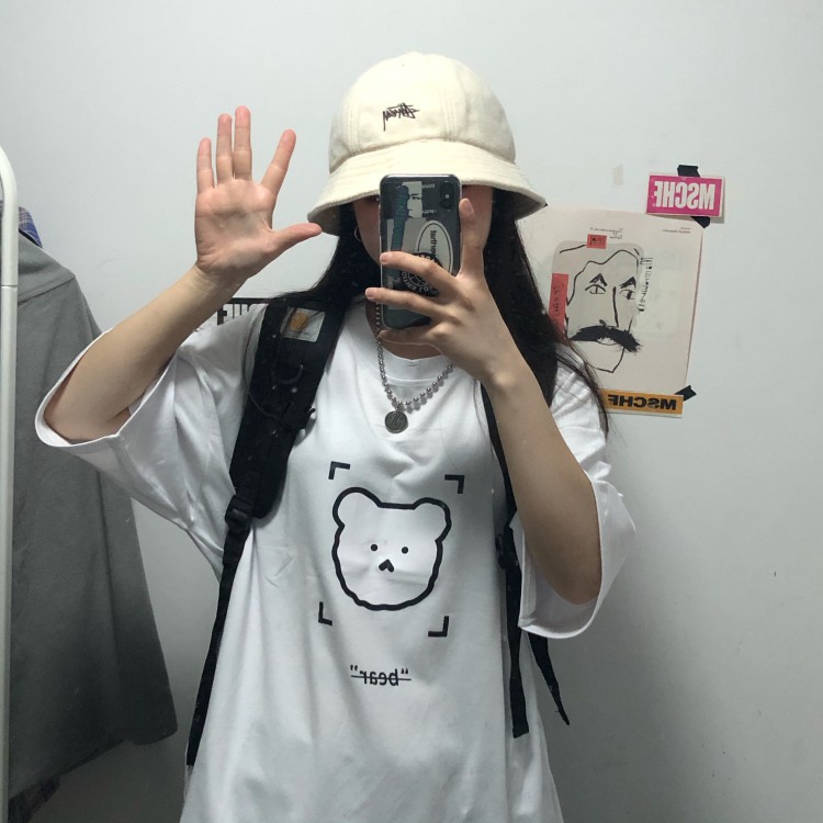 Áo thun tay lỡ FREESHIP Áo thun form rộng Unisex TL703