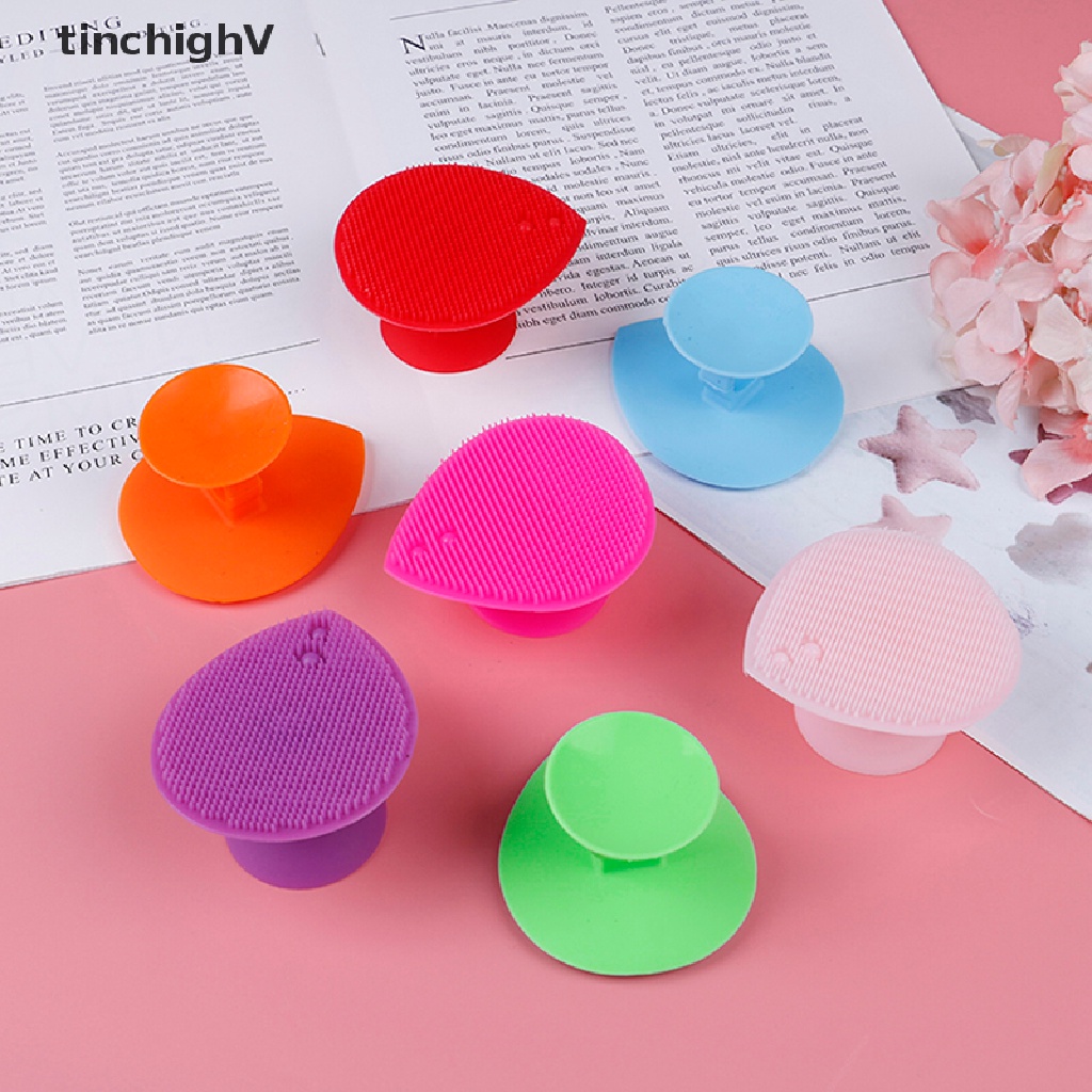 Miếng Silicone Rửa Mặt Tẩy Tế Bào Chết Loại Bỏ Mụn Đầu Đen