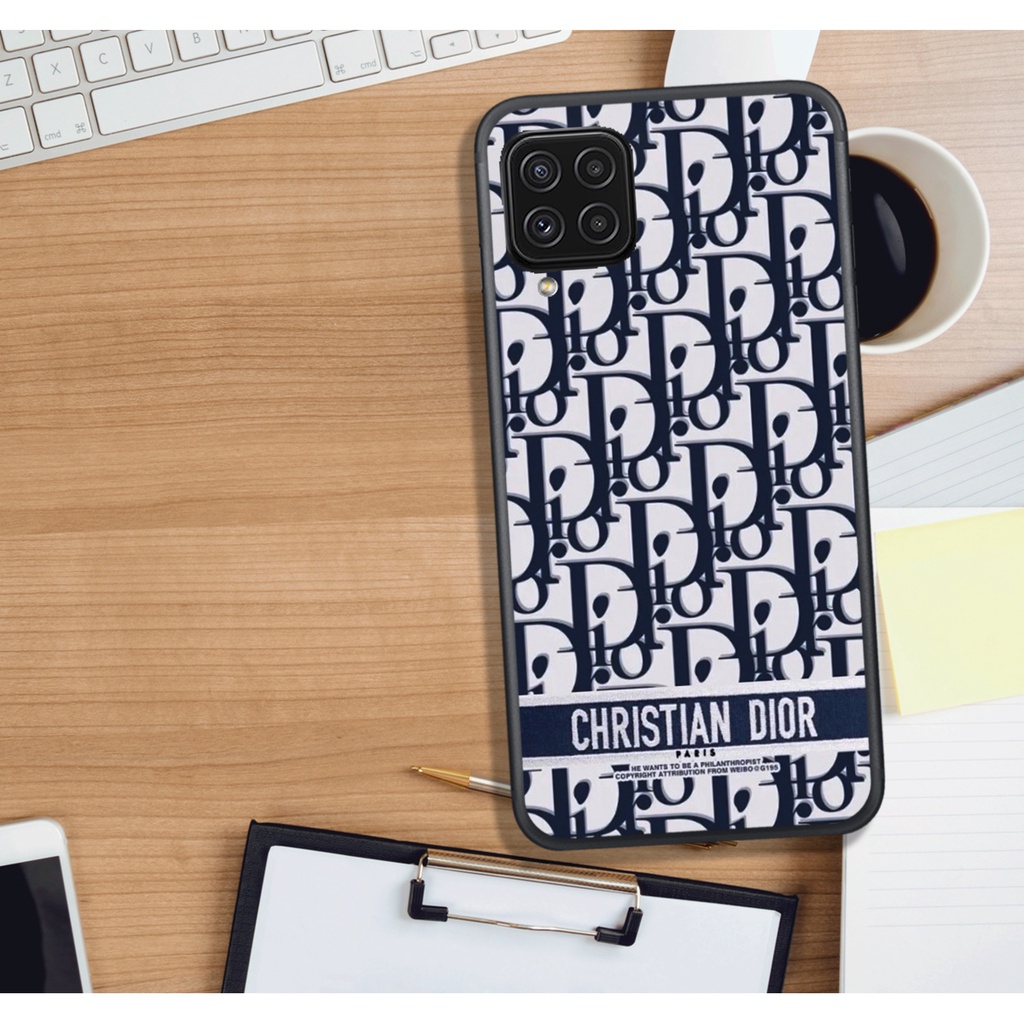 ỐP LƯNG SAMSUNG A12 - A22 4G - A22 5G - M32, IN HÌNH LÔ GÔ DI-OR ĐẸP, CHẤT, PHONG CÁCH..