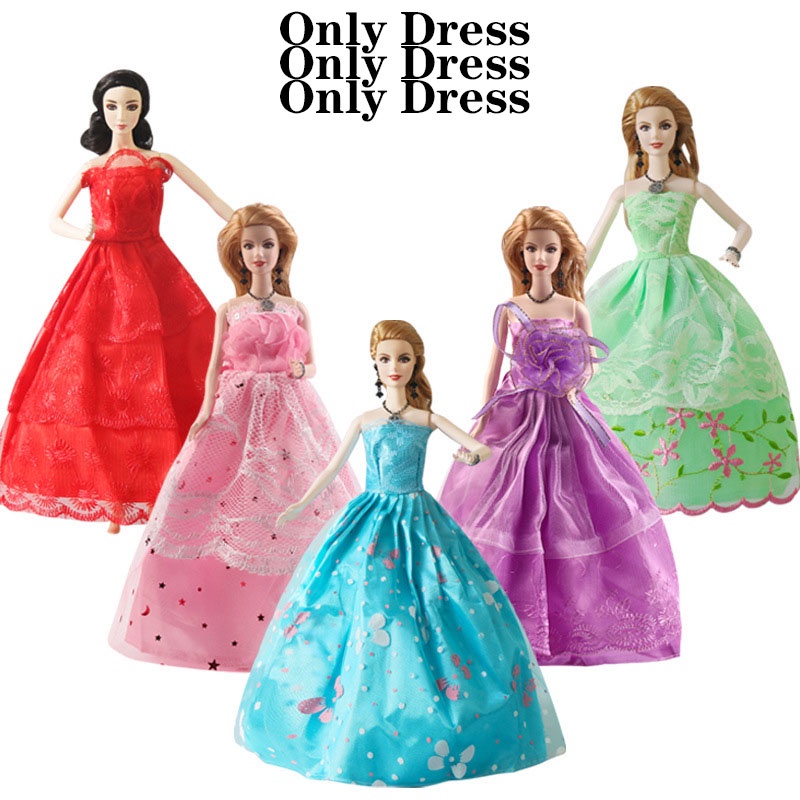 Đầm Công Chúa Cho Búp Bê 30cm Tỉ Lệ 1 / 6