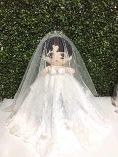Outfil váy cưới doll 20cm