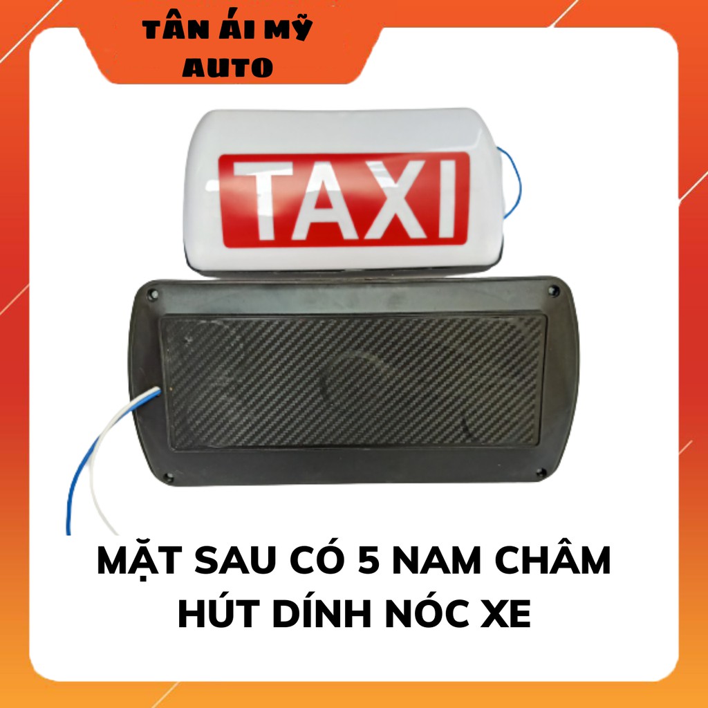 mào taxi ô tô có đèn và đế nam châm tự hít