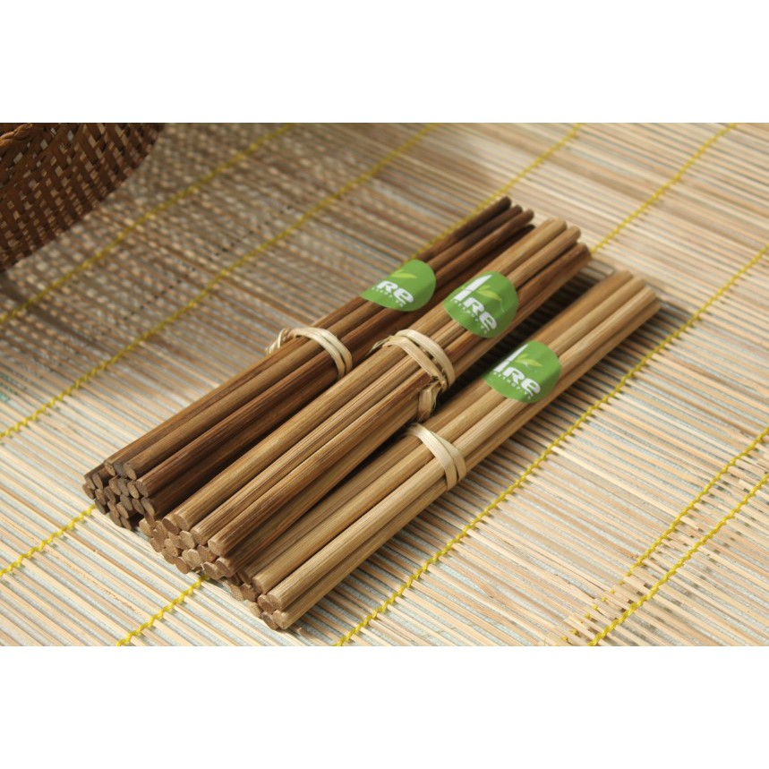 Đũa tre - Vót thủ công - Gác bếp hong khói - Không sơn phủ