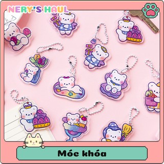 Móc khoá keyring đa năng Meng Meng bear 🐻