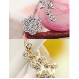 Nhẫn hoa lá mơ ước siêu xinh phong cách Hàn Quốc shop Phụ Kiện Tiên Tiên