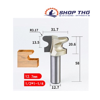 Mũi phay tideway - tay nắm âm 1/2x1-1/4''