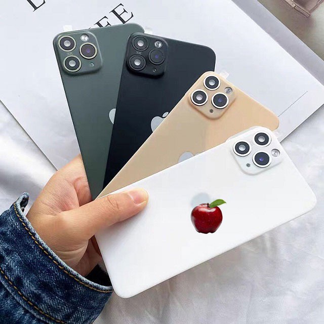 [Freeship] Miếng dán lưng độ camera Iphone X, Xs Max thành 11 Promax, miếng dán Full lưng PPF Iphone X, Xs Max logo táo.