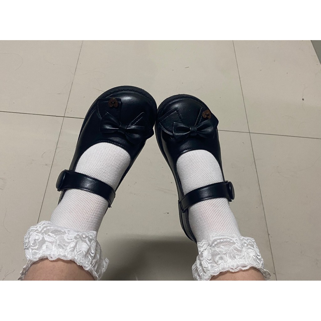 (ORDER) Giày Mary Janes da bóng cái quai gắn nơ( ảnh thật ở cuối) | BigBuy360 - bigbuy360.vn