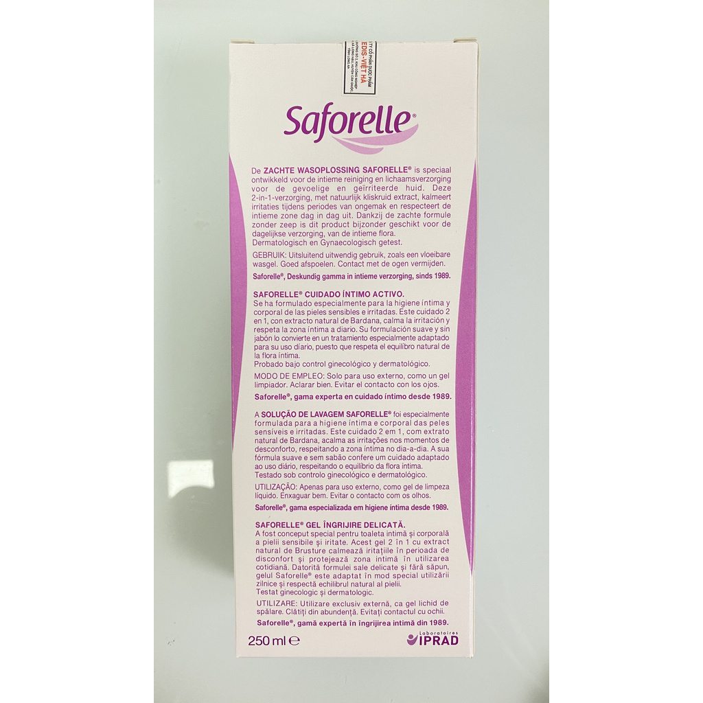 Dung Dịch Vệ Sinh Phụ Nữ Saforelle Soin Lavant Doux