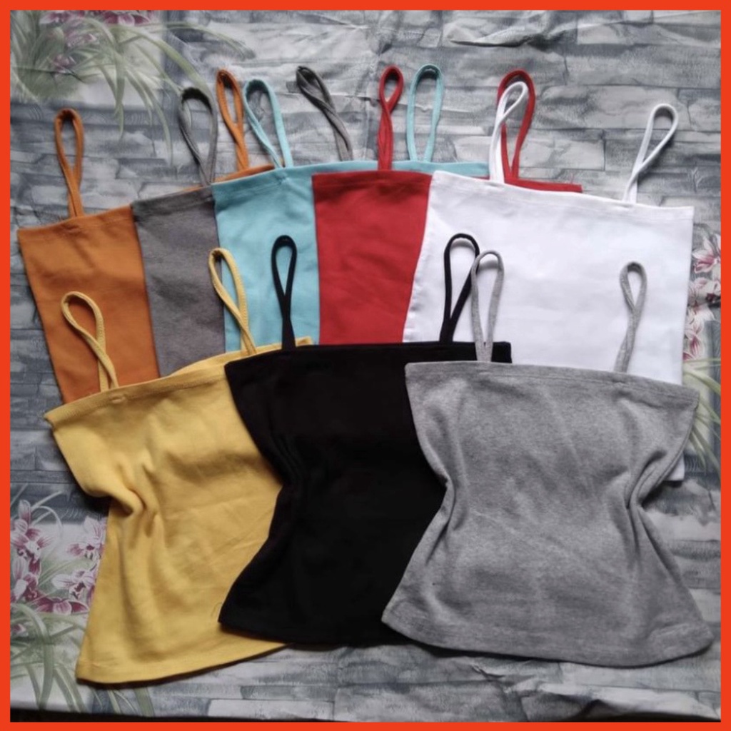 Áo thun 2 dây croptop loại 1