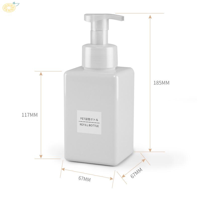 Bình xịt tạo bọt rỗng dụng tích 450ml tiện dụng khi đi du lịch