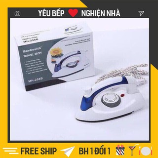 Bàn Là Hơi Nước Cầm Tay Ủi Quần áo Mini Du Lịch