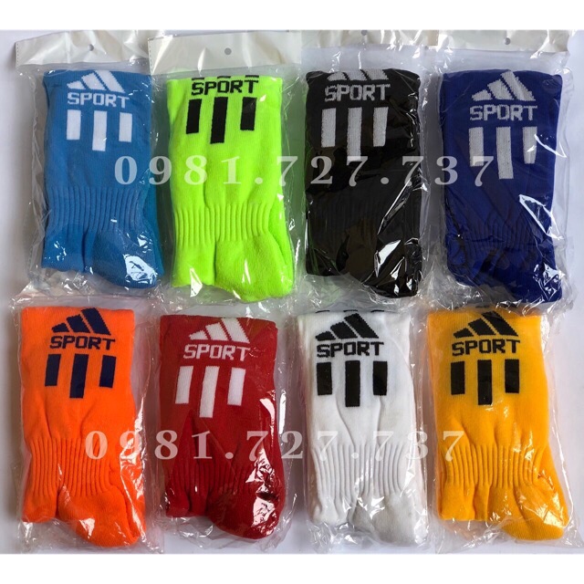 COMBO 2 Đôi tất đá bóng thể thao dài Cho Trẻ em dưới 40kg và Người lớn( Đủ Màu)