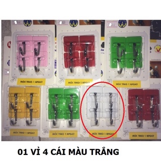 MÓC DÁN TREO VUÔNG 360độ VỈ 4 CÁI HPG47 - TN471