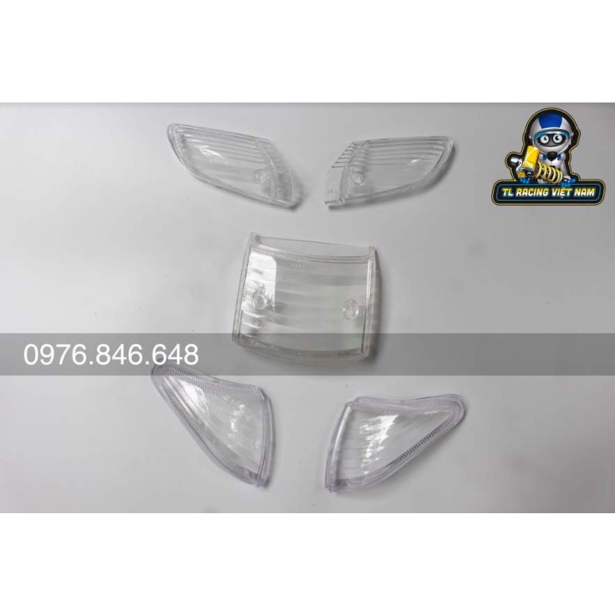 Ốp hậu trắng, ốp xi nhan trước, ốp xi nhan sau Wave nhỏ, Wave Zx trắng ( hàng nhựa dày)