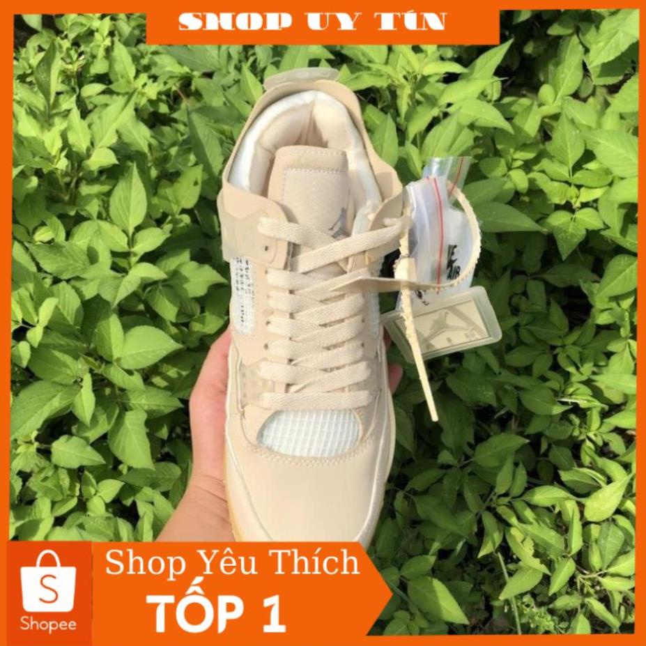 4Giày air jordan 4 retro off white kem , Giày sneaker JD4 màu kem siêu hot mới nhất | BigBuy360 - bigbuy360.vn