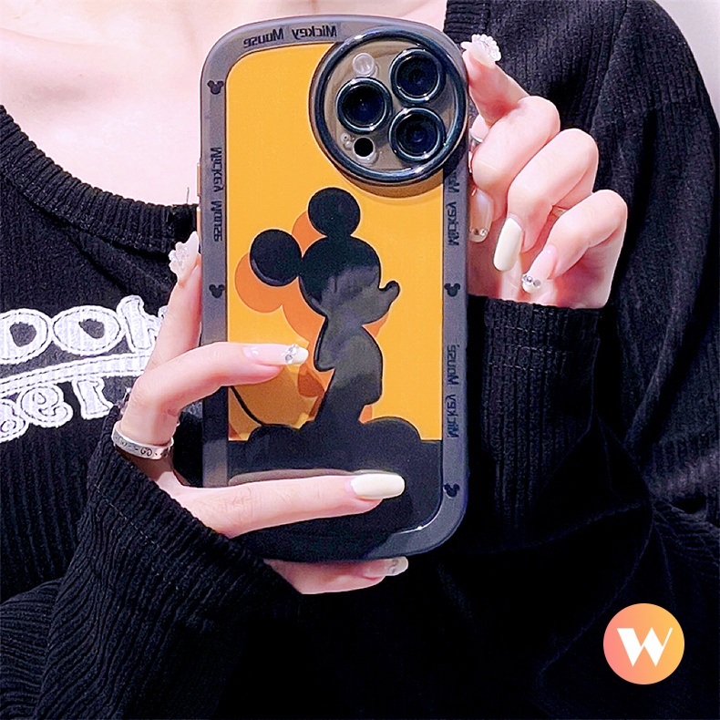 DISNEY Ốp Điện Thoại TPU Mềm Chống Sốc In Hình Mickey Hoạt Hình Cho IPhone 13 11 12 14 Pro MAX XR X 7 8 6 6S Plus XS MAX SE 2020