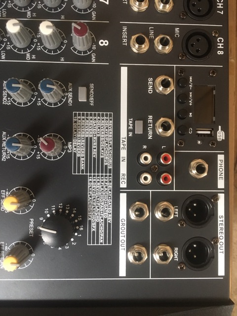 Bàn mixer BMC 802F