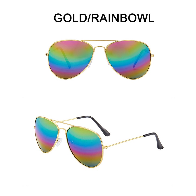 Kính Mát Gọng Vuông Kim Loại Chống Tia UV400 Thời Trang Cho Nam