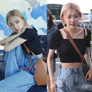 [order] áo crotop giống ROSE BLACKPINK