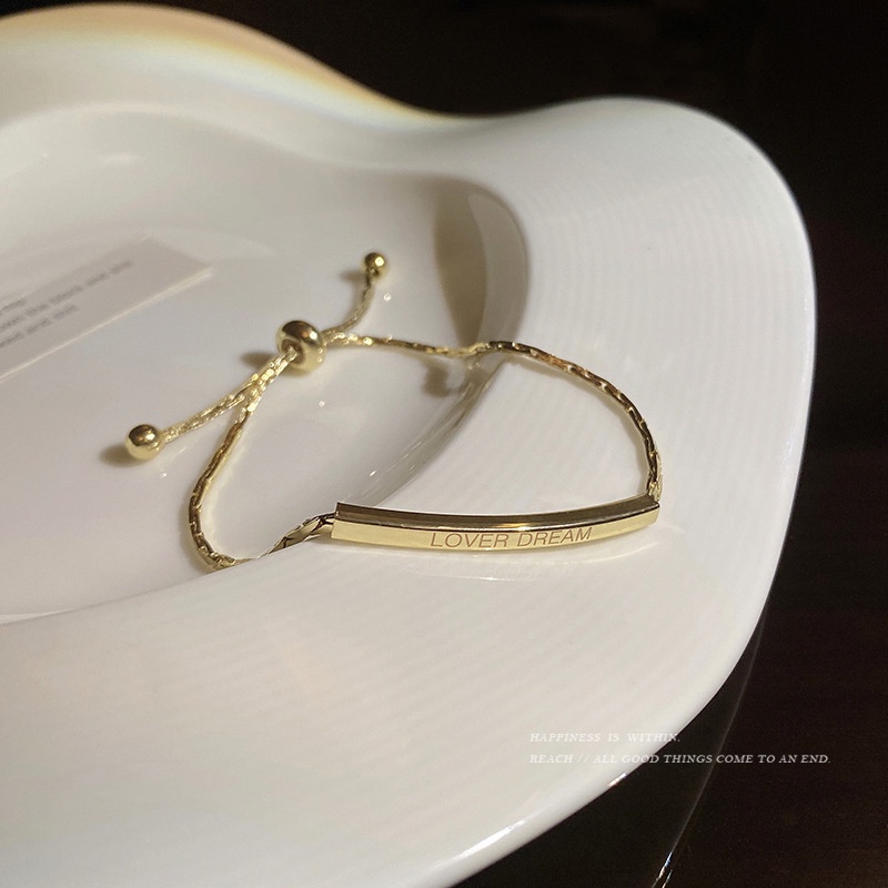 Vòng Đeo Tay Bằng Thép Titan Phong Cách Thời Trang Hàn Quốc F661