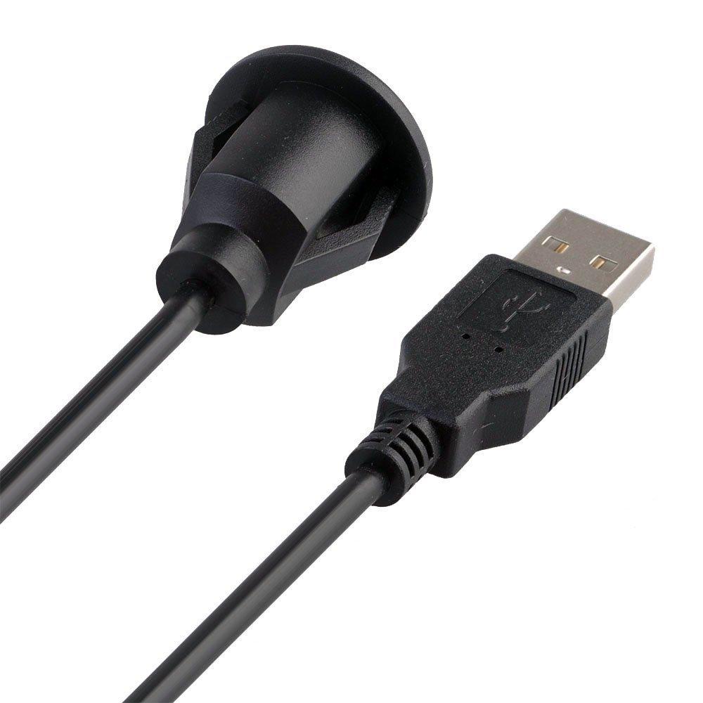 Dây Cáp Nối Dài AUX Cổng USB 2.0 Đơn 1m / 2m Cho Xe Hơi / Xe Tải / Tàu Thuyền