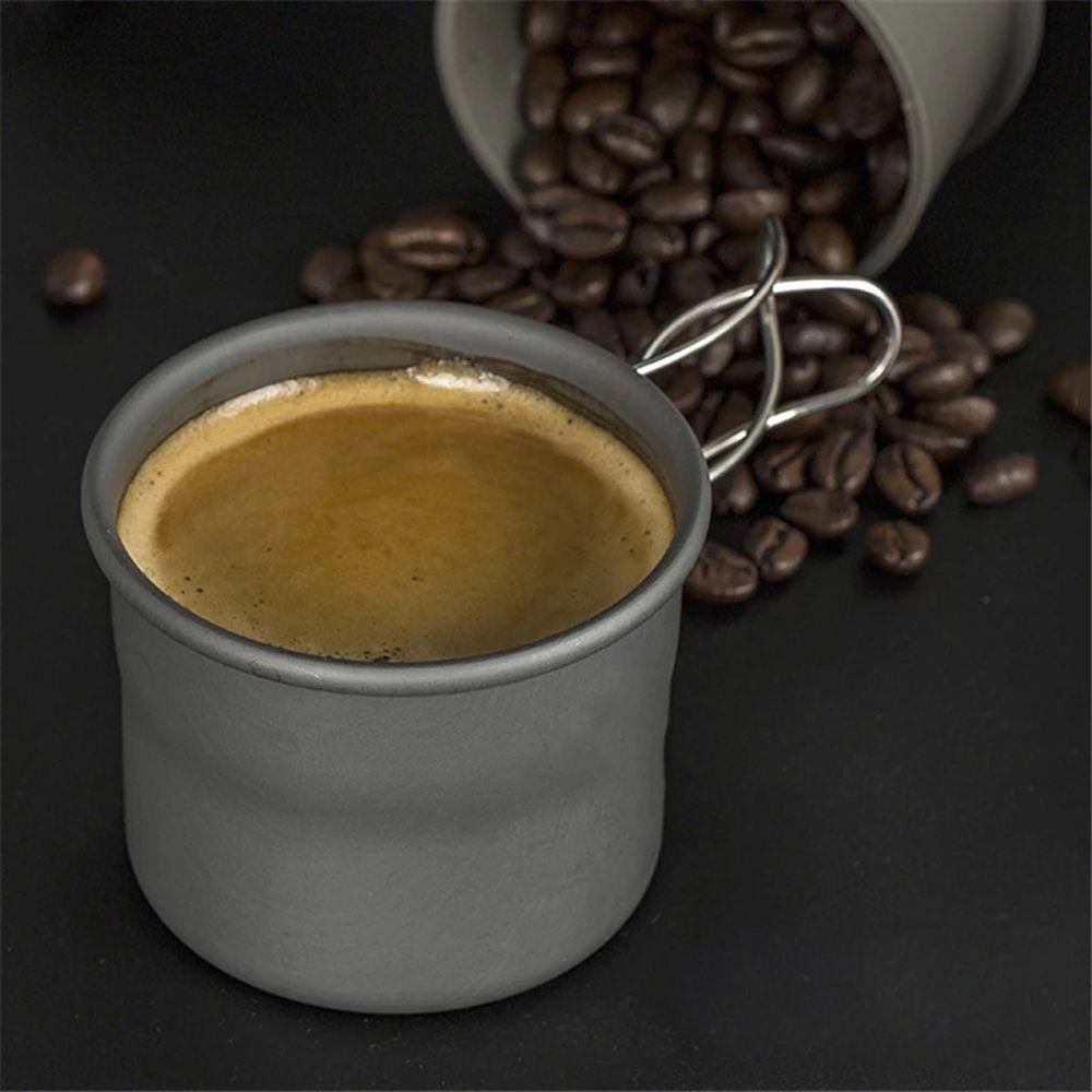 Cốc Uống Nước Bằng Thép Không Gỉ Gọn Nhẹ Tiện Dụng Mang Theo Du Lịch / Cắm Trại