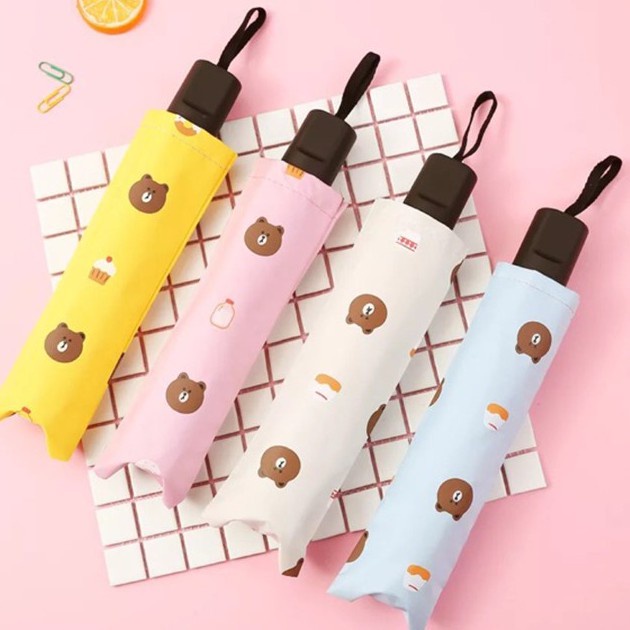 Ô dù gấp gọn che mưa loại lớn, ô uv đi mưa to cán dài tự động cute loại cỡ lớn giá rẻ ,câu cá tránh nắng suốt trong