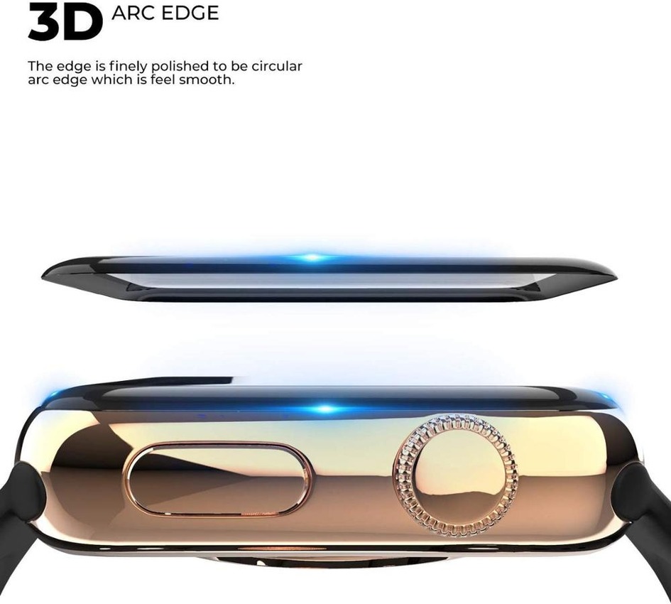 Hydraulic soft film Not Kính Cường Lực Viền Cong 3D Cho Đồng Hồ Thông Minh Apple Watch Series 6 Se 5 3 2 1 38mm 42mm Iwatch 4 5 6 Se 40mm 44mm