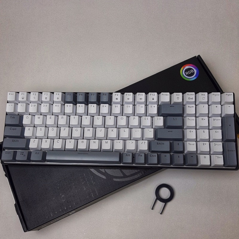Bàn phím cơ, máy tính E-Dra EK396 RGB⚡️𝑭𝑹𝑬𝑬𝑺𝑯𝑰𝑷⚡️cao cấp, dùng cực bền, gõ êm tay, chơi game và văn phòng đều ngon
