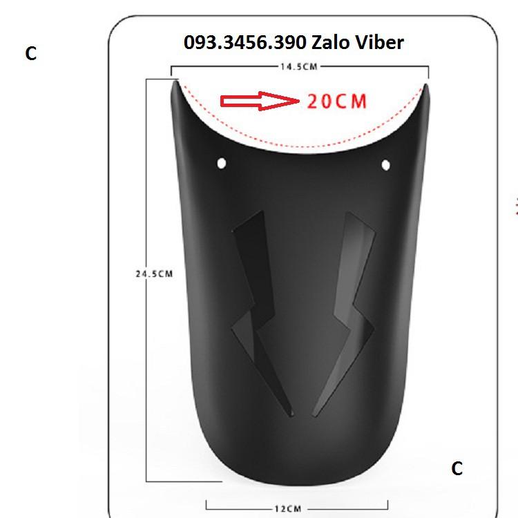 Chắn bùn xe máy moto