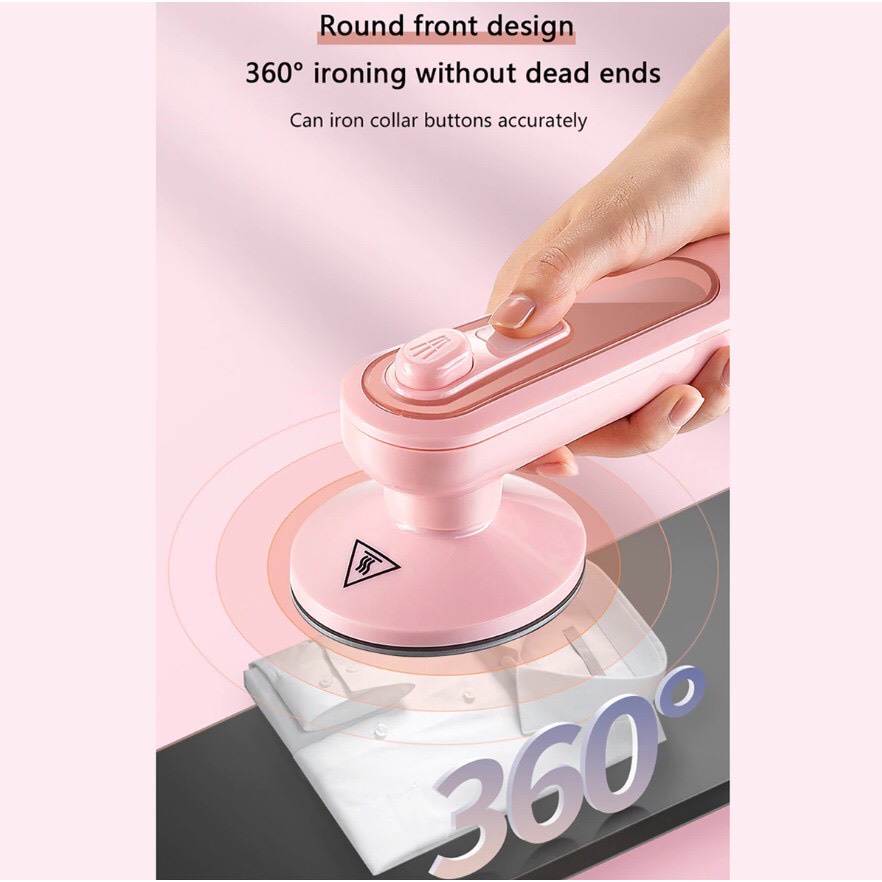 Bàn Là Hơi Nước Cầm Tay Mini, Bàn Ủi Hơi Nước Dung Tích 60ML Cao Cấp, Tiện Lợi