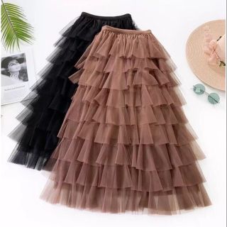 Chân váy tầng dài 60-85kg
