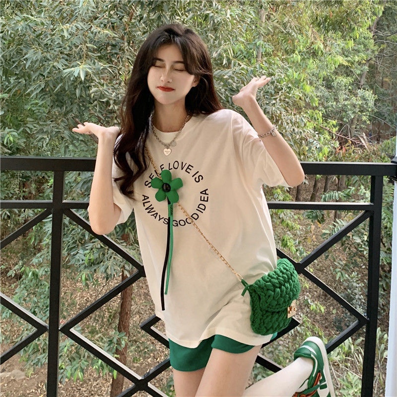 Áo Thun Ngắn Tay In Hình Thời Trang Hàn Quốc Cá Tính