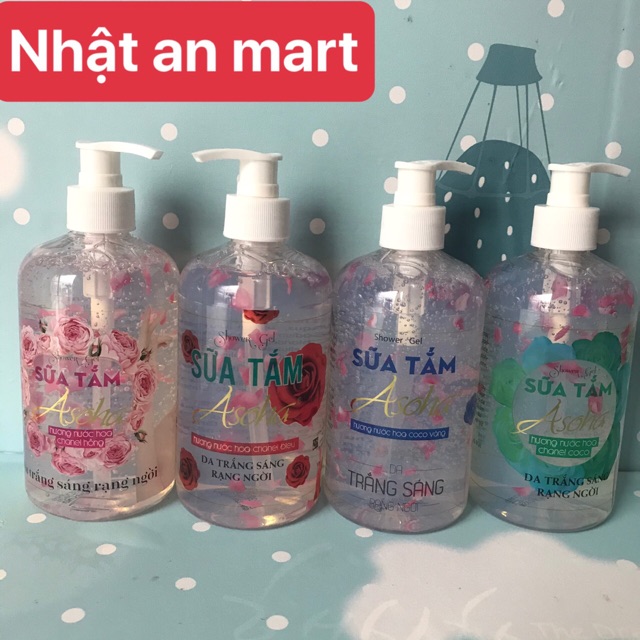 (HÀNG MỚI) Sữa tắm ASOHA cao cấp hương nước hoa-500 ml