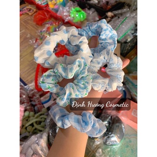 Scrunchies Buộc Tóc Nhiều Màu Xinh Xắn