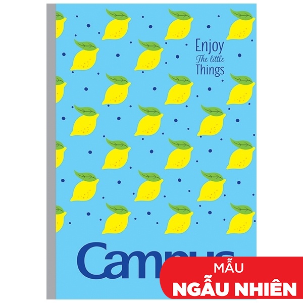 Vở Fruit 4 Ly Ngang 120 Trang ĐL 58-65g/m2 - Campus NB-BFRU120 (Mẫu Màu Giao Ngẫu Nhiên)
