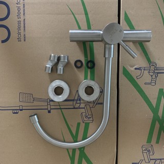 Vòi rửa bát nóng lạnh inox304
