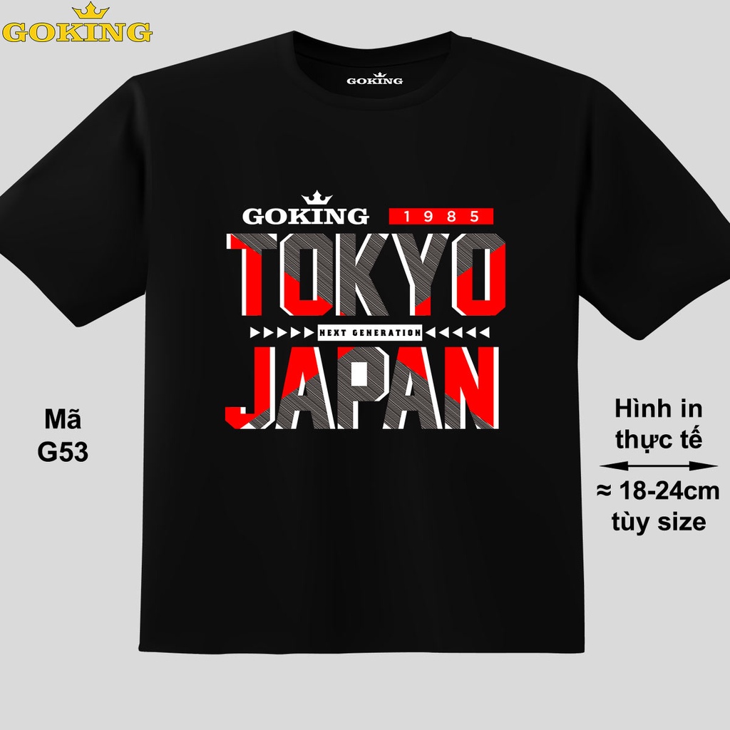 TOKYO JAPAN, mã G53. Áo thun trẻ em siêu đẹp. Áo phông in hình cho bé trai, bé gái