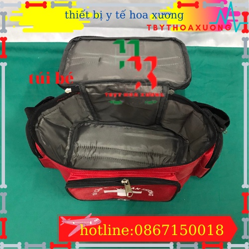 Túi Cứu Thương- Túi Y Tế Các Cỡ ( Màu Đỏ)