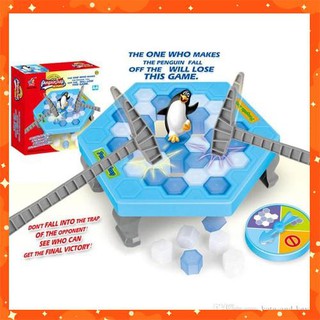 Bộ đồ chơi đâp phá ô băng cứu bẫy chim cánh cụt vui nhộn