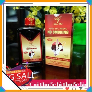 [Free ship] NƯỚC SÚC MIỆNG CAI THUỐC LÁ NOSMOKING