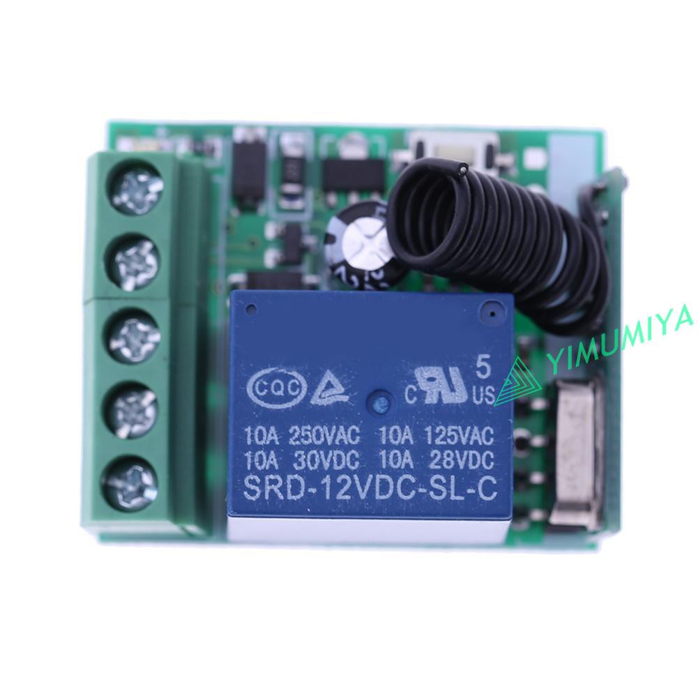 Công Tắc Điều Khiển Từ Xa Không Dây 433mhz Dc 12v 1 Kênh