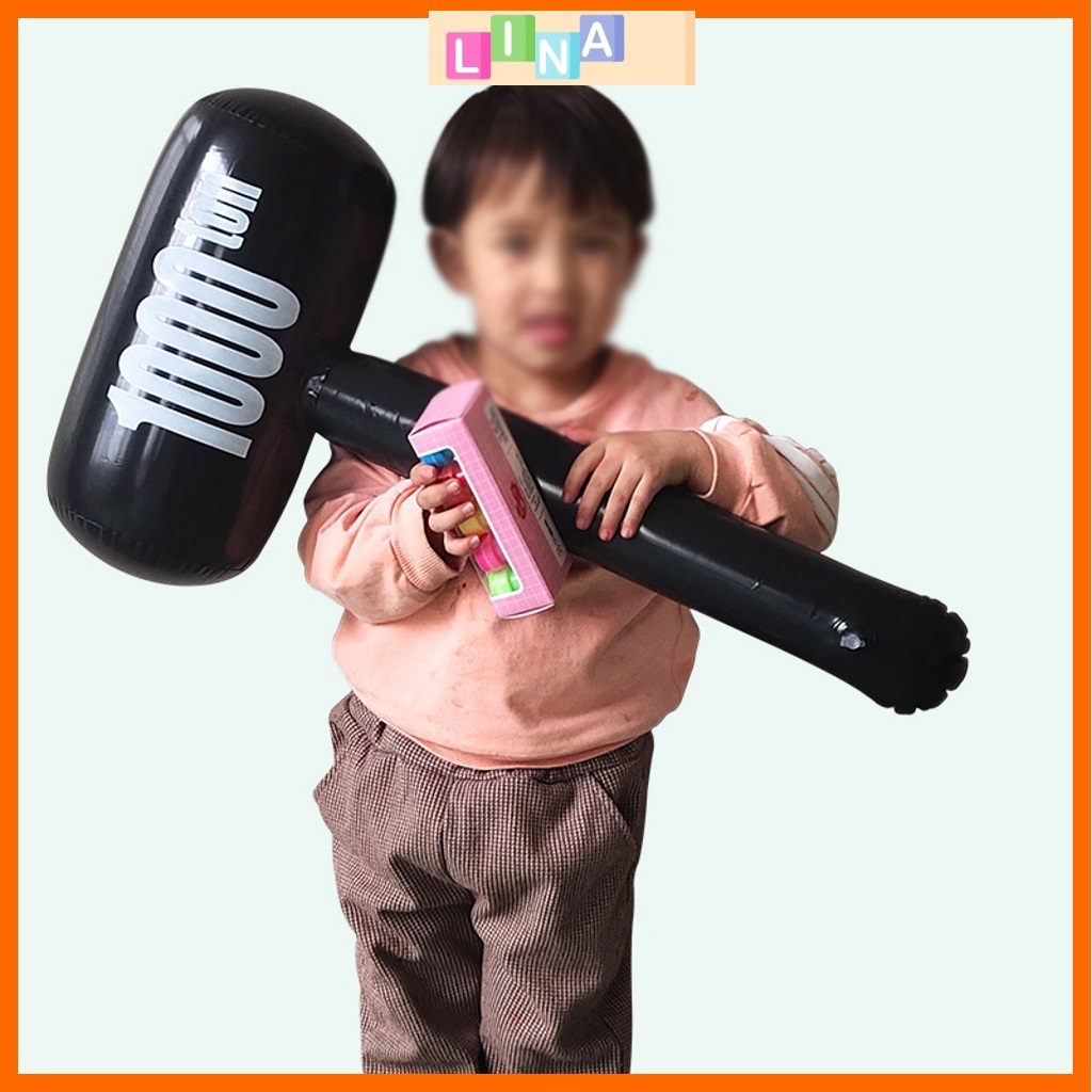 Đồ chơi búa bơm hơi 1000 tấn, búa đồ chơi 1000 tấn, búa đồ chơi cho bé